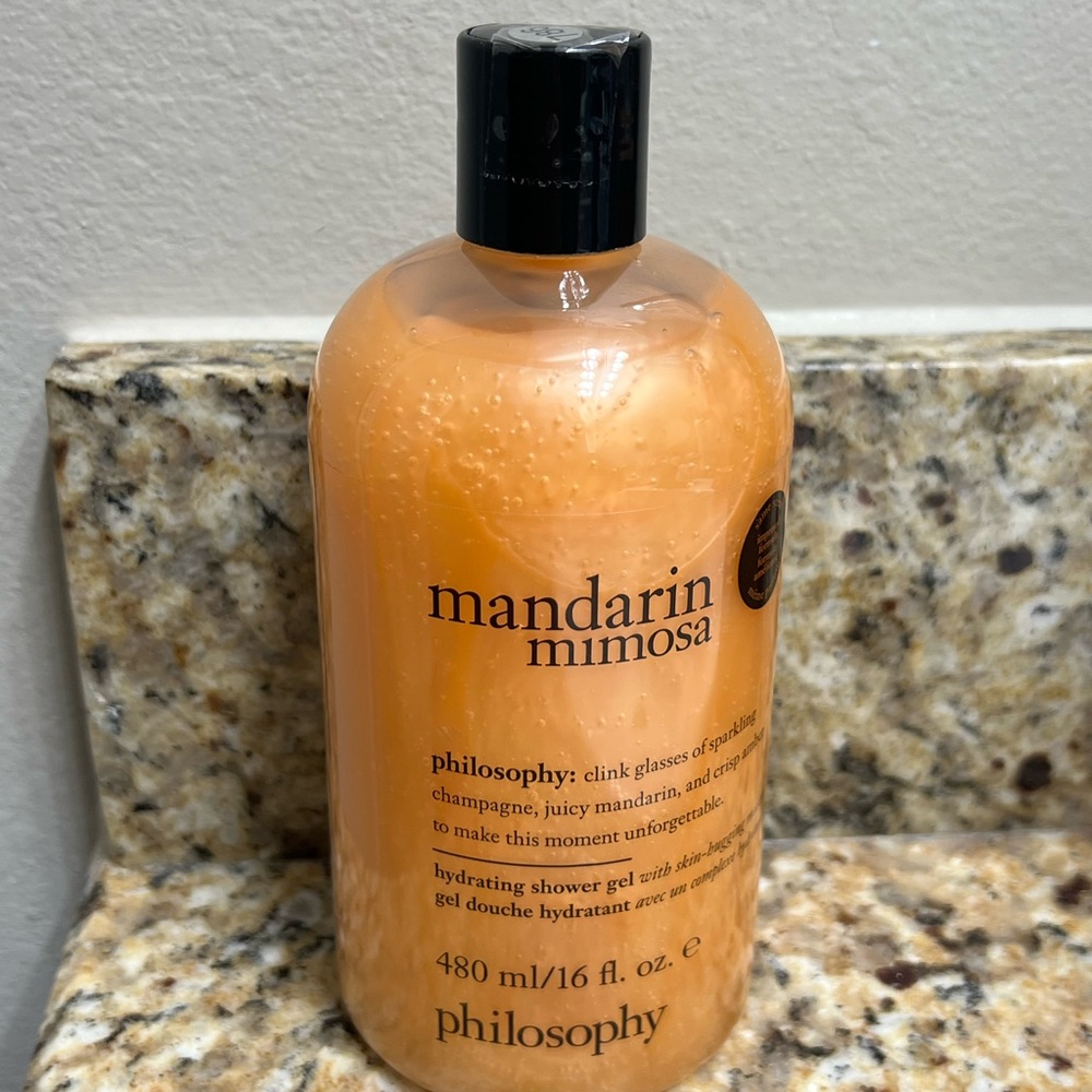 Philosophy Mandarin Mimosa Hydrating Shower Gel NEW UNOPENED